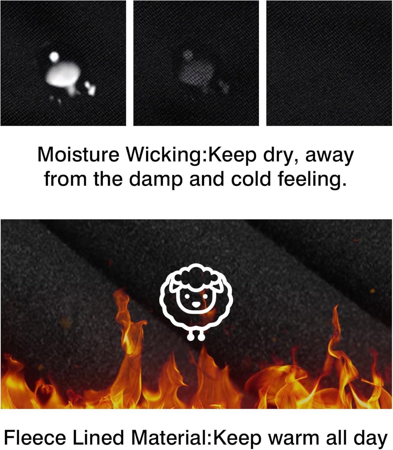 image1 2 4 Pack Mens Thermal Pants Long Johns Fleece Lined Compression Athletic Leggings Base Layer Bottoms1pcblackwhite