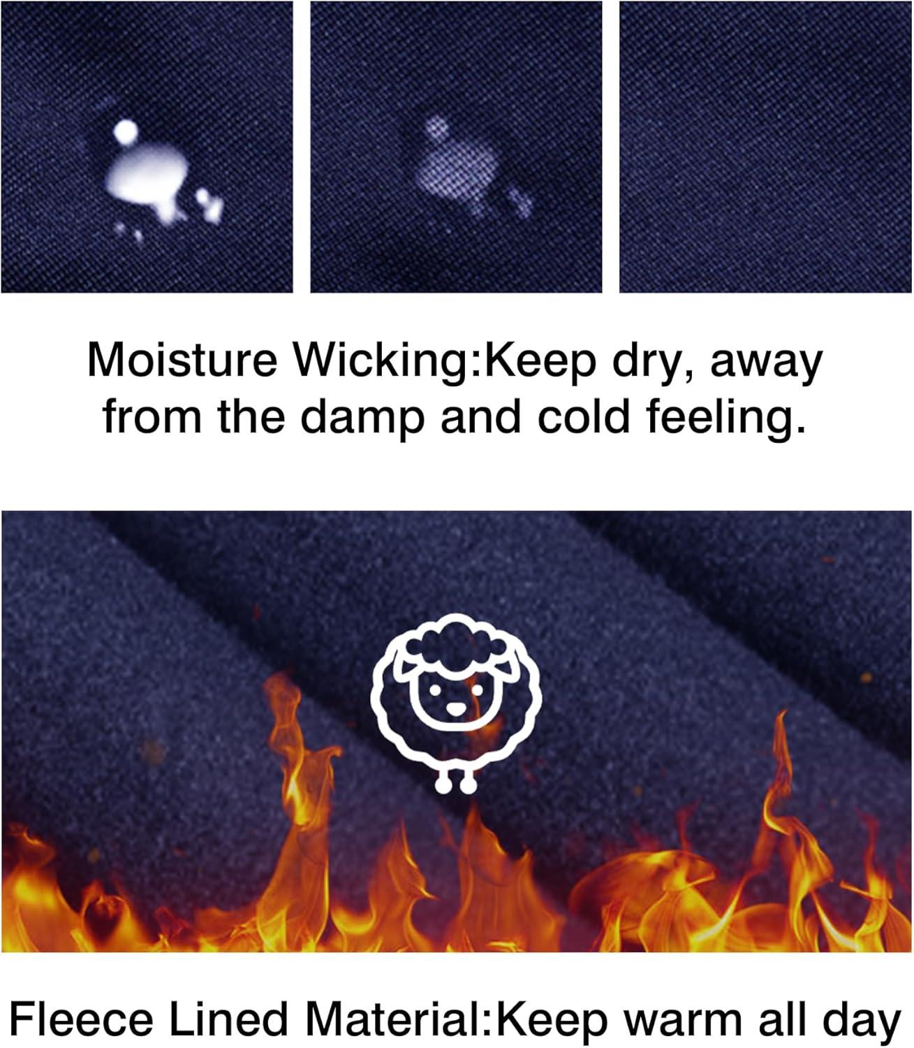 image1 2 4 Pack Mens Thermal Pants Long Johns Fleece Lined Compression Athletic Leggings Base Layer Bottoms1pcblue