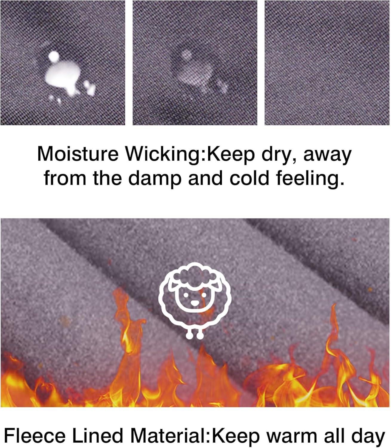 image1 2 4 Pack Mens Thermal Pants Long Johns Fleece Lined Compression Athletic Leggings Base Layer Bottoms1pcgrey