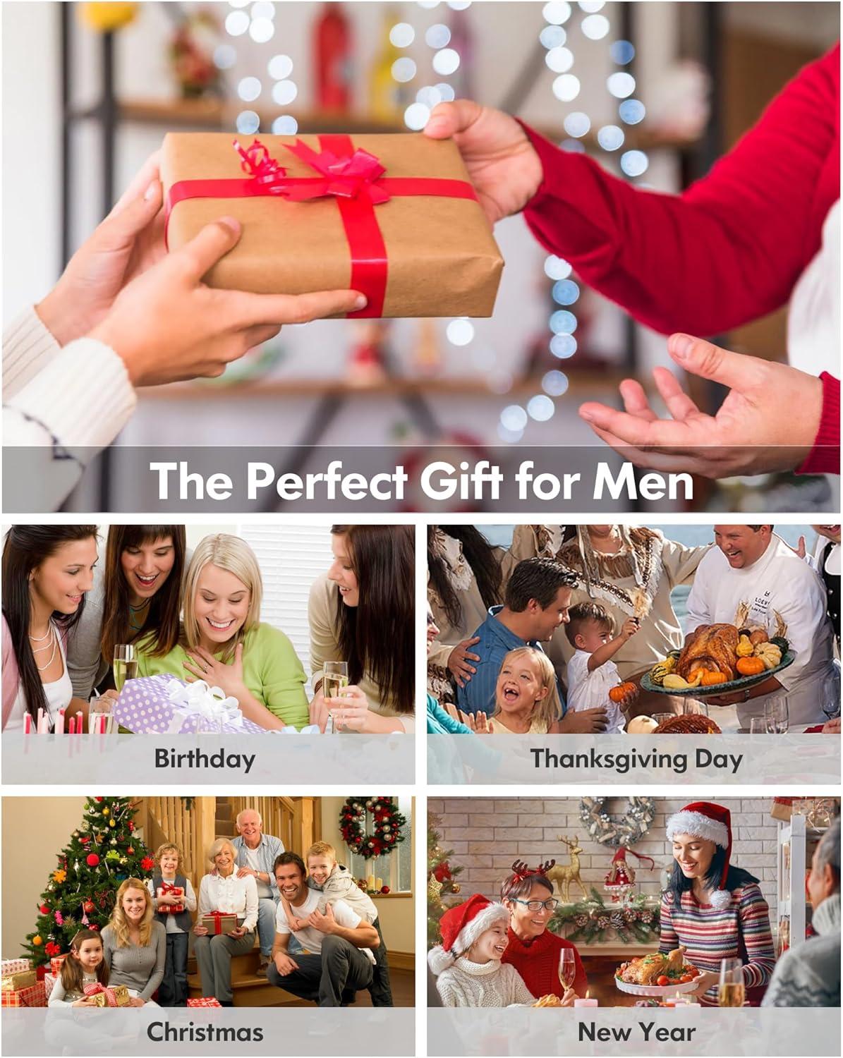 imageCL convallaria 2 Pack Mens Thermal Underwear Fleece Lined Long Johns Winter Base Layer Cold Weather Hunting GearBlack Navy Blueturtle Neck