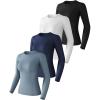Black+white+haze Blue+deep Blue-long Sleeve