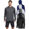 Black-heather Deep Gray-heather Light Gray-deep Blue