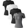 2black+white+heather Ligth Gray-short
