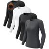 T-2 Black/White/Heather Light Gray