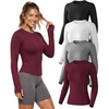 Black+white+heather Ligth Gray+dark Red