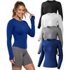 Black+white+heather Ligth Gray+royal Blue