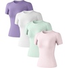 Light Pink+white+violet+light Green