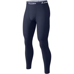 CL convallaria Collant Thermique Homme Pantalon Thermiques Caleçon pour Homme – Manches Longues – Intérieur en Polaire – sous-vêtements Fonctionnels(1 Pièce  Bleu)