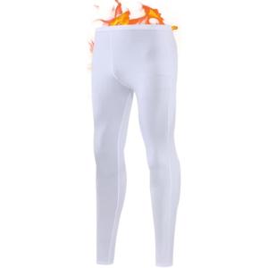 Channo sous-Vêtement Thermique Homme, Ensemble de sous – Léger et Chaud Quick Dry(White  Lot de 1)