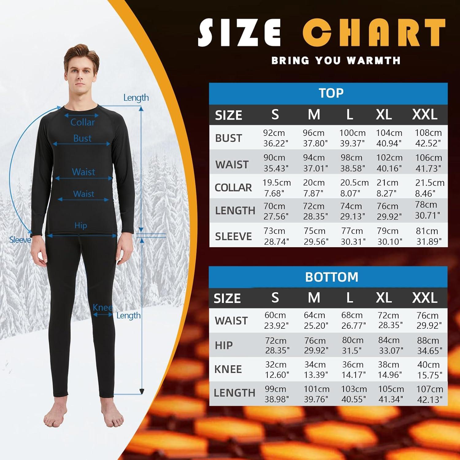 image:imageHomme Ensemble de sous Vetements Thermiques de Compression sousVtement Thermique SXXL22 Noir 01