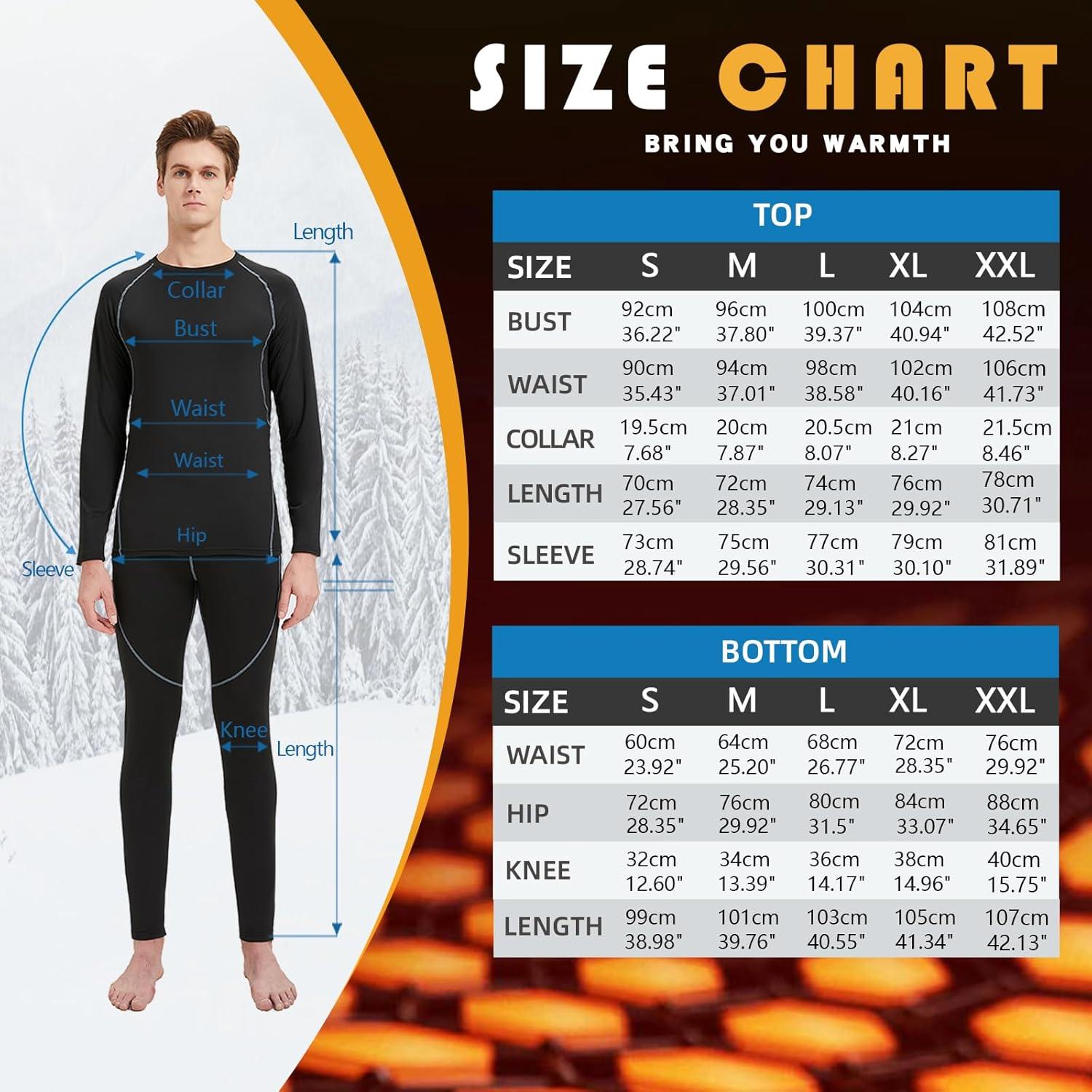 image:imageHomme Ensemble de sous Vetements Thermiques de Compression sousVtement Thermique SXXL22 Noir Gris