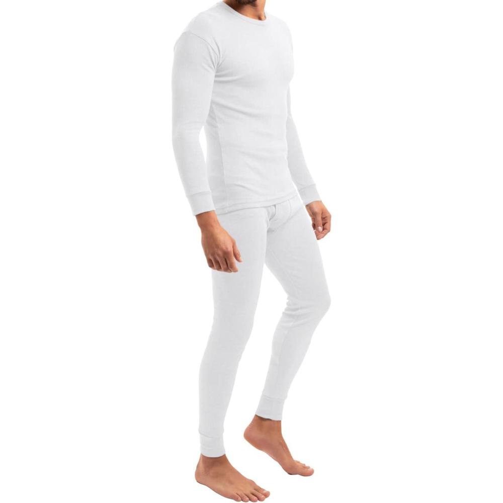 image:imageMT THERMO LIGHT  Ensemble de sousvtements thermiques fins caleon  haut  chaud et respirant  qualit celodoro  homme  tailles M  3XLBlanc